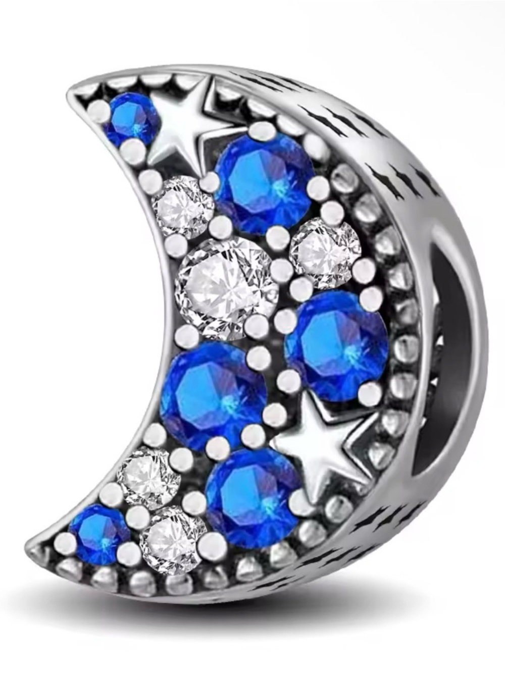 New S925 moon pandora style charm